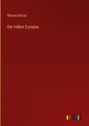 Cover-Bild zum Titel 'Die Völker Europas' von 'Richard Karutz'
