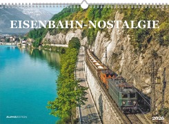 Cover-Bild zum Titel 'Eisenbahn-Nostalgie - Wandkalender im Format 42 x 29,7' von ''