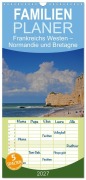 Cover-Bild zum Titel 'Familienplaner 2027 - Frankreichs Westen - Normandie und Bretagne mit 5 Spalten (Wandkalender, 21 x 45 cm) CALVENDO' von 'Reinhold Ratzer'