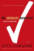 Cover-Bild zum Titel 'The Checklist Manifesto' von 'Atul Gawande'