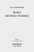 Cover-Bild zum Titel 'Herders christlicher Monismus' von 'Claas Cordemann'