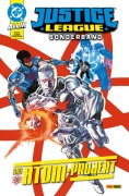 Cover-Bild zum Titel 'Justice League Sonderband - Bd. 2: Das Atom-Projekt' von 'Parrott Ryan'