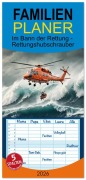 Cover-Bild zum Titel 'Familienplaner 2026 - Im Bann der Rettung - Rettungshubschrauber mit 5 Spalten (Wandkalender, 21 x 45 cm) CALVENDO' von 'Susan Michel'