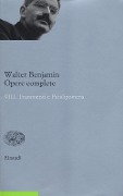 Cover-Bild zum Titel 'Frammenti e paralipomena' von 'Walter Benjamin'