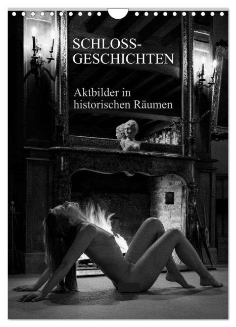 Schlossgeschichten - Aktbilder in historischen Räumen (Wandkalender 2026 DIN A4 hoch), CALVENDO Monatskalender - Martin Zurmühle