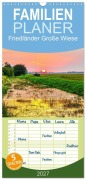Cover-Bild zum Titel 'Familienplaner 2027 - Friedländer Große Wiese mit 5 Spalten (Wandkalender, 21 x 45 cm) CALVENDO' von 'Solveig Rogalski'