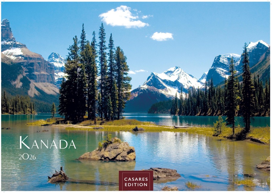 Kanada Kalender 2026 - Wandkalender | Fotokalender Nordamerika 24x35cm - Stimmungsvolle Reise durch Kanada, majestätische Natur, wilde Weiten und eindrucksvolle Fotomotive - 