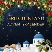 Cover-Bild zum Titel 'Der Griechenland-Adventskalender' von 'Emily Frank'