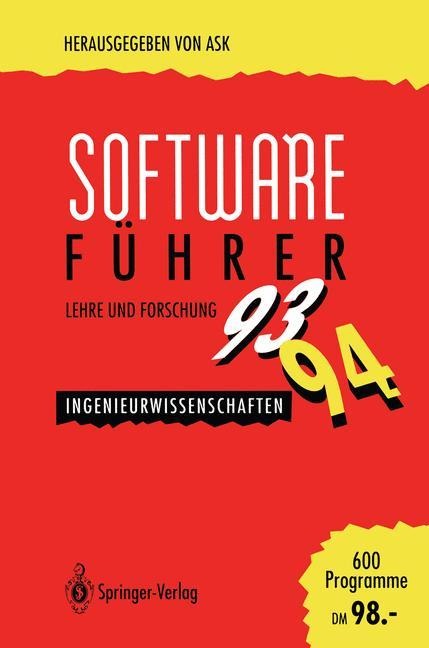 Software-Führer ¿93/¿94 Lehre und Forschung - 