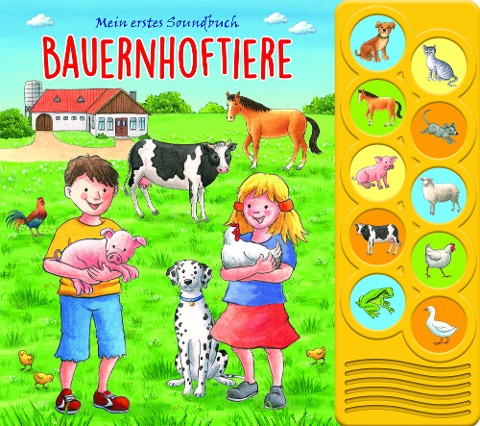 10-Button-Soundbuch, Bauernhoftiere - 