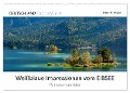 Weißblaue Impressionen vom Eibsee (Wandkalender 2025 DIN A2 quer), CALVENDO Monatskalender - Dieter-M. Wilczek