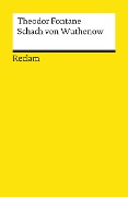 Cover-Bild zum Titel 'Schach von Wuthenow' von 'Theodor Fontane'