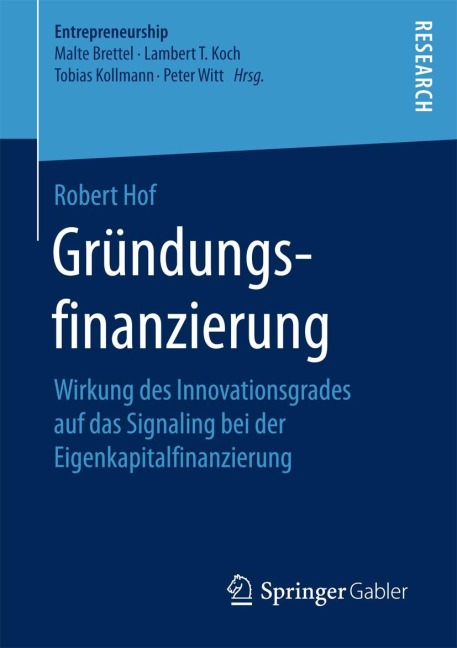 Gründungsfinanzierung - Robert Hof