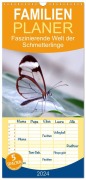 Cover-Bild zum Titel 'Familienplaner 2027 - Faszinierende Welt der Schmetterlinge mit 5 Spalten (Wandkalender, 21 x 45 cm) CALVENDO' von 'Pocketkai Pocketkai'