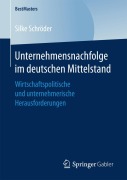 Cover-Bild zum Titel 'Unternehmensnachfolge im deutschen Mittelstand' von 'Silke Schröder'