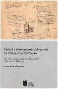 Cover-Bild zum Titel 'Sintassi e rinnovamento della poesia tra Ottocento e Novecento. Atti del convegno (Univeristè de Fribourg, 29 novembre 2019)' von ''