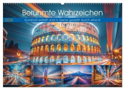 Berühmte Wahrzeichen (Wandkalender 2025 DIN A2 quer), CALVENDO Monatskalender - Steffen Gierok-Latniak