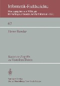 Cover-Bild zum Titel 'Korrekte Zugriffe zu verteilten Daten' von 'H. Bender'