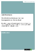 Cover-Bild zum Titel 'Die Arbeitsmarktintegration von Immigranten in Deutschland' von 'Janik Horstmann'