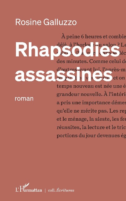 Rhapsodies assassines - Galluzzo