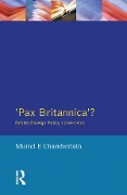Cover-Bild zum Titel 'Pax Britannica?' von 'Muriel E. Chamberlain'