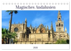 Cover-Bild zum Titel 'Magisches Andalusien (Tischkalender 2026 DIN A5 quer), CALVENDO Monatskalender' von 'Kristin R. J. Ehrlich'