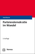 Cover-Bild zum Titel 'Parteiendemokratie im Wandel' von 'Frank Decker'
