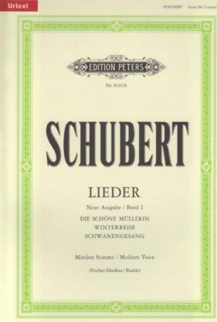 Lieder, Band 1 / Neue Ausgabe / URTEXT - Franz Schubert