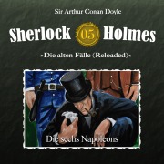 Cover-Bild zum Titel 'Die sechs Napoleons' von 'Arthur Conan Doyle'