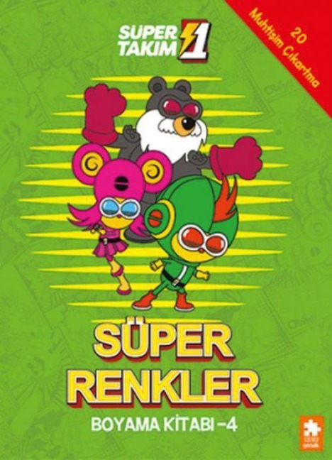 Süper 1 Takim - Süper Renkler Boyama Kitabi 4 - Kolektif