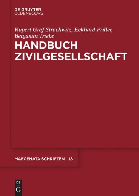 Handbuch Zivilgesellschaft - Rupert Graf Strachwitz, Benjamin Triebe, Eckhard Priller