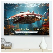 Cover-Bild zum Titel 'Futuristische U-Boote (hochwertiger Premium Wandkalender 2026 DIN A2 quer), Kunstdruck in Hochglanz' von 'Cathrin Illgen'