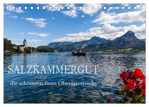 Salzkammergut - Die schönsten Seen Oberösterreichs (Tischkalender 2024 DIN A5 quer), CALVENDO Monatskalender - Hans Pfleger