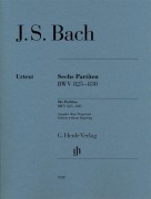 Cover-Bild zum Titel 'Bach, Johann Sebastian - Sechs Partiten BWV 825-830' von 'Johann Sebastian Bach'