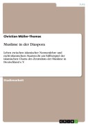 Cover-Bild zum Titel 'Muslime in der Diaspora' von 'Christian Müller-Thomas'