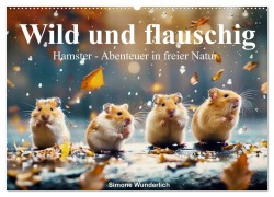 Cover-Bild zum Titel 'Wild und flauschig - Hamster - Abenteuer in freier Natur (Wandkalender 2026 DIN A2 quer), CALVENDO Monatskalender' von 'Simone Wunderlich'