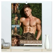 Cover-Bild zum Titel 'SEXY BURSCHEN - Bayerische Männer nackt in Lederhose (hochwertiger Premium Wandkalender 2026 DIN A2 hoch), Kunstdruck in Hochglanz' von 'Mb Fotografie'
