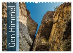 Cover-Bild zum Titel 'Gen Himmel - Elbsandstein (Wandkalender 2026 DIN A3 quer), CALVENDO Monatskalender' von 'Kevin Walther'