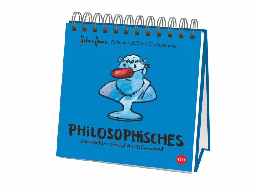 Helme Heine: Philosophisches Premium-Postkartenkalender 2027 - 