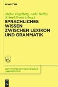 Cover-Bild zum Titel 'Sprachliches Wissen zwischen Lexikon und Grammatik' von ''
