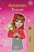 Cover-Bild zum Titel 'Amandas Traum (German Bedtime Collection)' von 'Shelley Admont, Kidkiddos Books'