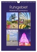 Cover-Bild zum Titel 'Ruhrgebiet - Malerischer Spaziergang (Wandkalender 2026 DIN A4 hoch), CALVENDO Monatskalender' von 'Bettina Hackstein'