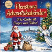 Cover-Bild zum Titel 'Flensburg-Adventskalender: Quiz-Buch mit Fragen und Rätsel' von 'Schlauvento Interactive'