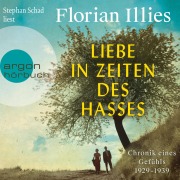 Cover-Bild zum Titel 'Liebe in Zeiten des Hasses' von 'Florian Illies'