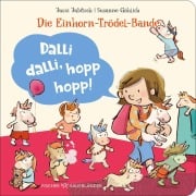 Cover-Bild zum Titel 'Die Einhorn-Trödel-Bande. Dalli dalli, hopp hopp!' von 'Jussi Jubitsch'