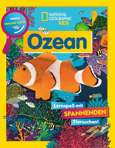 Ozean. Lernspaß mit spannenden Tiersuchen! Entdecke mehr als 250 Meeresbewohner in ihren Lebensräumen - 