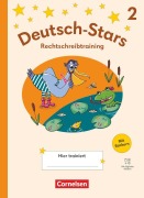 Cover-Bild zum Titel 'Deutsch-Stars 2. Schuljahr - Rechtschreibtraining Ausgabe ab 2025 - Übungsheft mit Lösungen und digitalen Medien' von ''