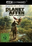 Cover-Bild zum Titel 'Planet der Affen: New Kingdom UHD + Blu-ray' von 'Patrick Aison, Josh Friedman, Rick Jaffa, Amanda Silver, Pierre Boulle'
