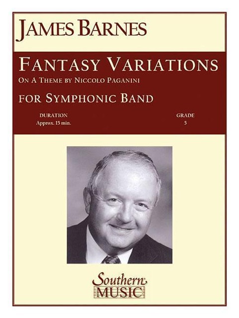 Fantasy Variations on a Theme of Paganini - James Barnes, Nicolo Paganini