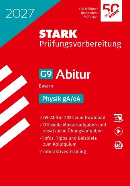 STARK Physik gA/eA - Abitur 2027 Bayern - Prüfungsvorbereitung - 